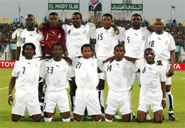 Ghana plays the Round of 16 in the South Africa world cup 2010, called also knockout stage where the national teams play a standard single elimination game, there are no ties during the match and after 90 minutes if ends draw there are two extra times of 15 minutes and if draw to the penalty kicks to know the winner of the round of 16 and go to the quarter of final