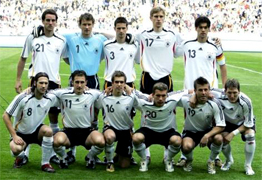 Germany plays the Round of 16 in the South Africa world cup 2010, called also knockout stage where the national teams play a standard single elimination game, there are no ties during the match and after 90 minutes if ends draw there are two extra times of 15 minutes and if draw to the penalty kicks to know the winner of the round of 16 and go to the quarter of final